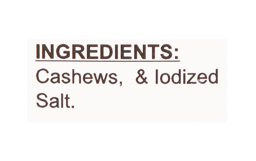 Nuts4U Roasted Salted Cashews    Pack  200 grams